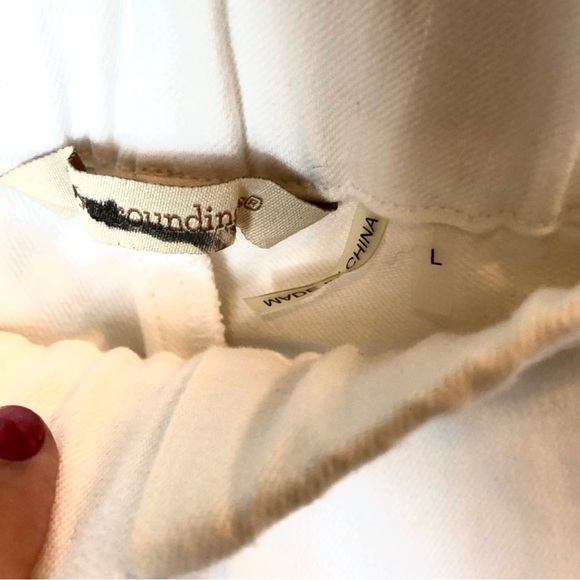 Soft Surroundings White Stretch Ankle Skinny Pull Up Pants NWOT - Picture 6 of 8